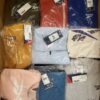 The photo shows a package with clothing in the category R.