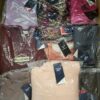 The photo shows a package with clothing in the category R.