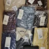 The photo shows a package with clothing in the category YA.