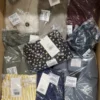 The photo shows a package with clothing in the category YA.