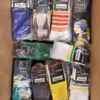 The picture shows a package with accessories in the category SA.