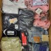 The photo shows a package with clothing in the category AP.