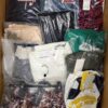 The photo shows a package with clothing in the category AP.
