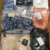 The photo shows a package with clothing in the category AP.
