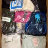 The photo shows a package with clothing in the category AP.
