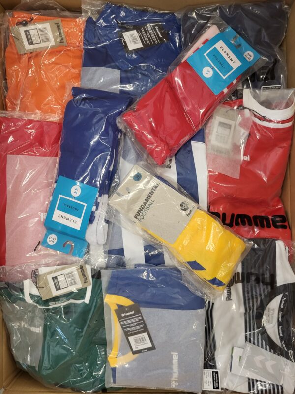 The photo shows a package with clothing in the category H.