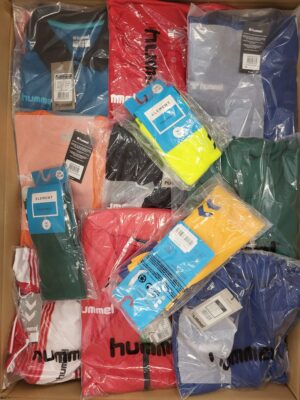 The photo shows a package with clothing in the category H.