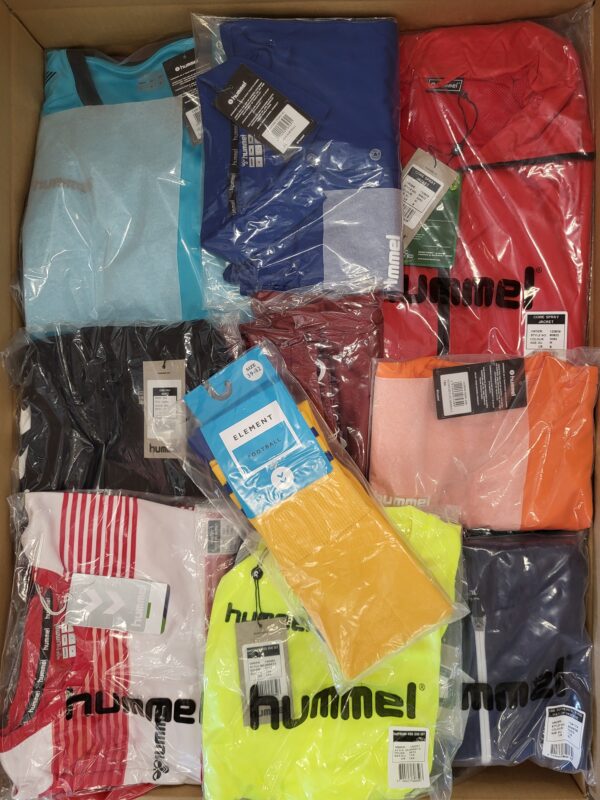 The photo shows a package with clothing in the category H.