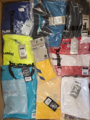 The photo shows a package with clothing in the category H.