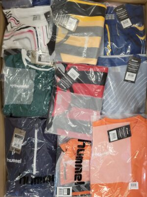 The photo shows a package with clothing in the category H.