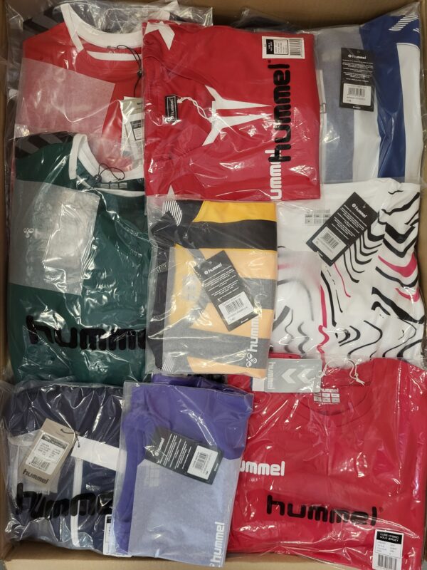 The photo shows a package with clothing in the category H.