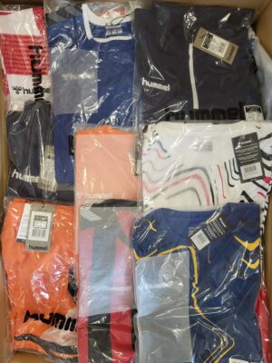 The photo shows a package with clothing in the category H.