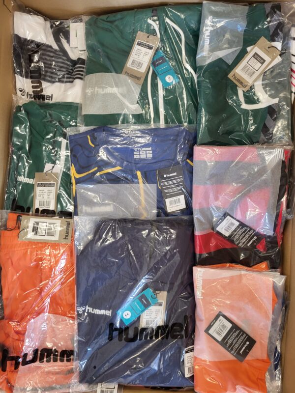 The photo shows a package with clothing in the category H.