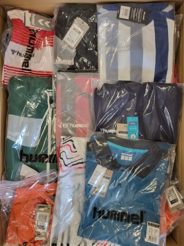 The photo shows a package with clothing in the category H.