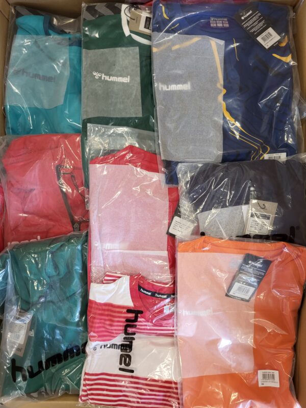 The photo shows a package with clothing in the category H.