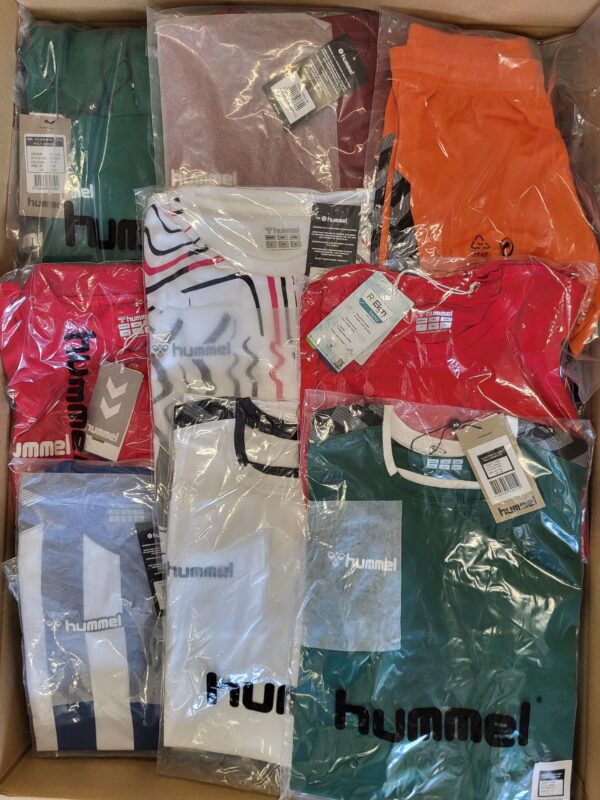 The photo shows a package with clothing in the category H.