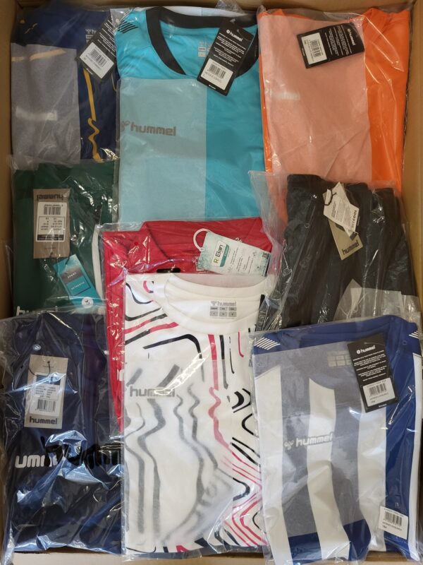 The photo shows a package with clothing in the category H.