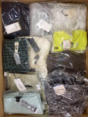 The photo shows a package with clothing in the category A.