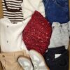 The photo shows a package with clothing in the category BSN.