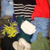 The photo shows a package with clothing in the category BSN.