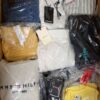 The photo shows a package with clothing in the category B.