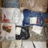 The photo shows a package with clothing in the category B.