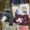 The photo shows a package with clothing in the category B.