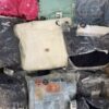 The photo shows a package with clothing in the category D.