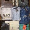 The photo shows a package with clothing in the category B.