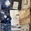 The photo shows a package with clothing in the category B.