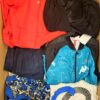 The photo shows a package with clothing in the category U.