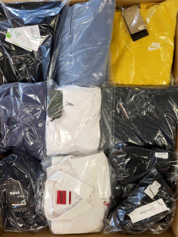 The photo shows a package with clothing in the category C.