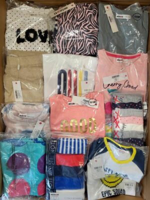 The photo shows a package with clothing in the category N.