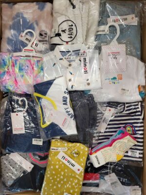 The photo shows a package with clothing in the category N.