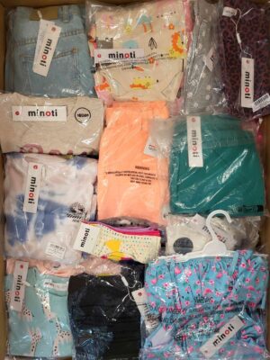 The photo shows a package with clothing in the category N.
