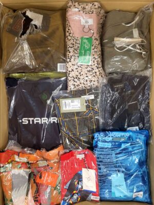 The photo shows a package with clothing in the category A.
