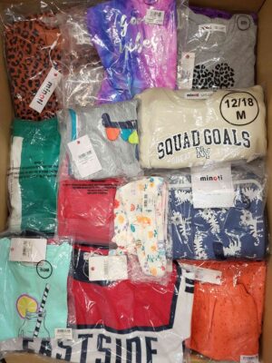 The photo shows a package with clothing in the category N.