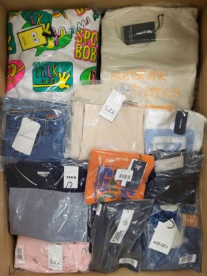 The photo shows a package with clothing in the category K.