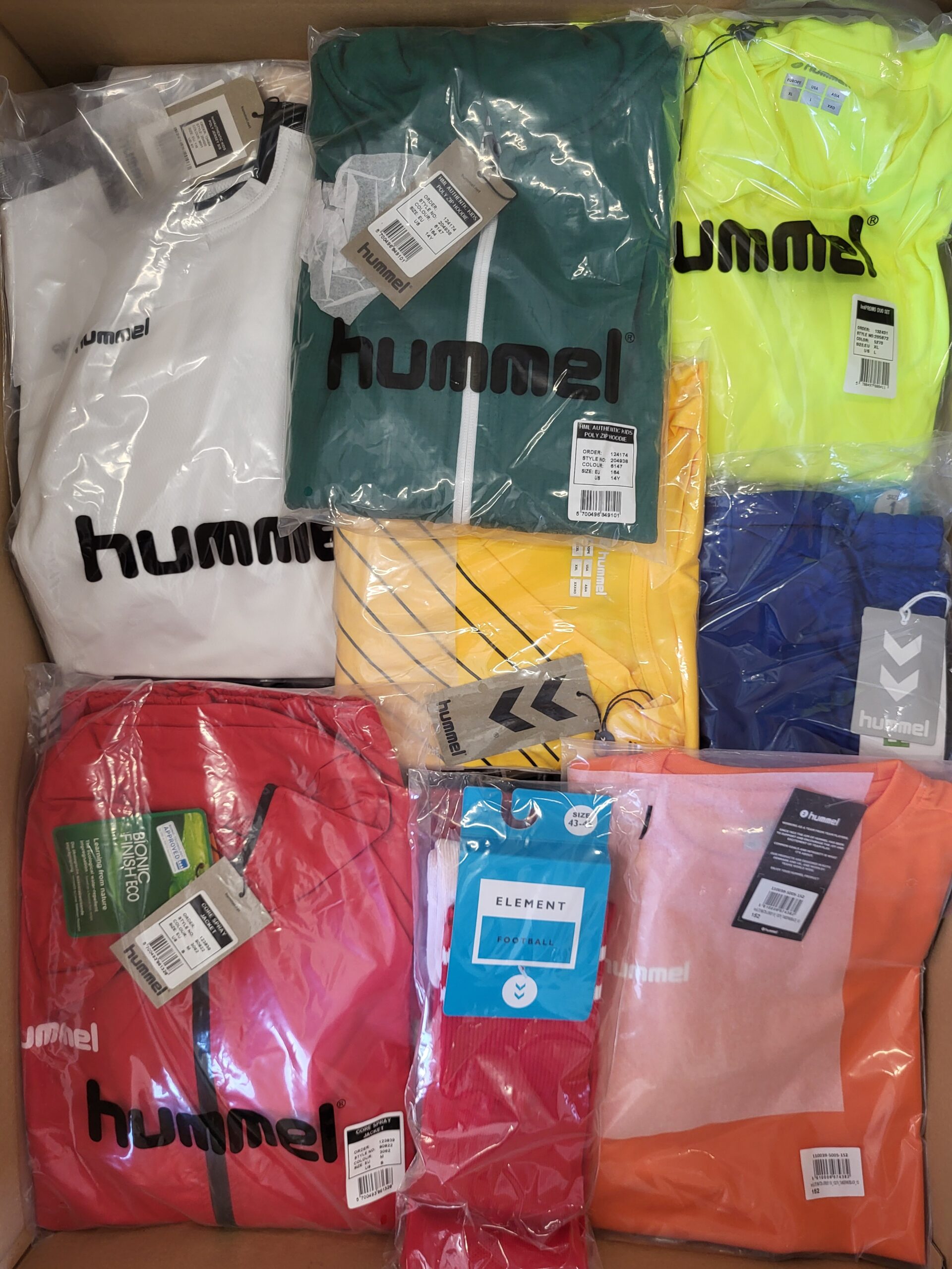 H768 3 The photo shows a package with clothing in the category H.