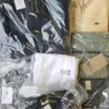The photo shows a package with clothing in the category B.