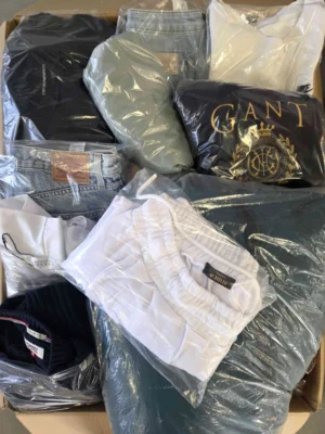 The photo shows a package with clothing in the category C.
