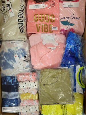The photo shows a package with clothing in the category N.