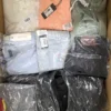 The photo shows a package with clothing in the category B.