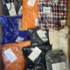 The photo shows a package with clothing in the category YA.