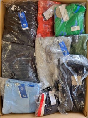 The photo shows a package with clothing in the category A.
