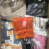 The photo shows a package with clothing in the category B.