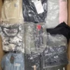 The photo shows a package with clothing in the category D.