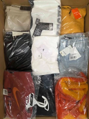 The photo shows a package with clothing in the category B.