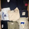 The photo shows a package with clothing in the category U.