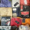 The photo shows a package with clothing in the category K.